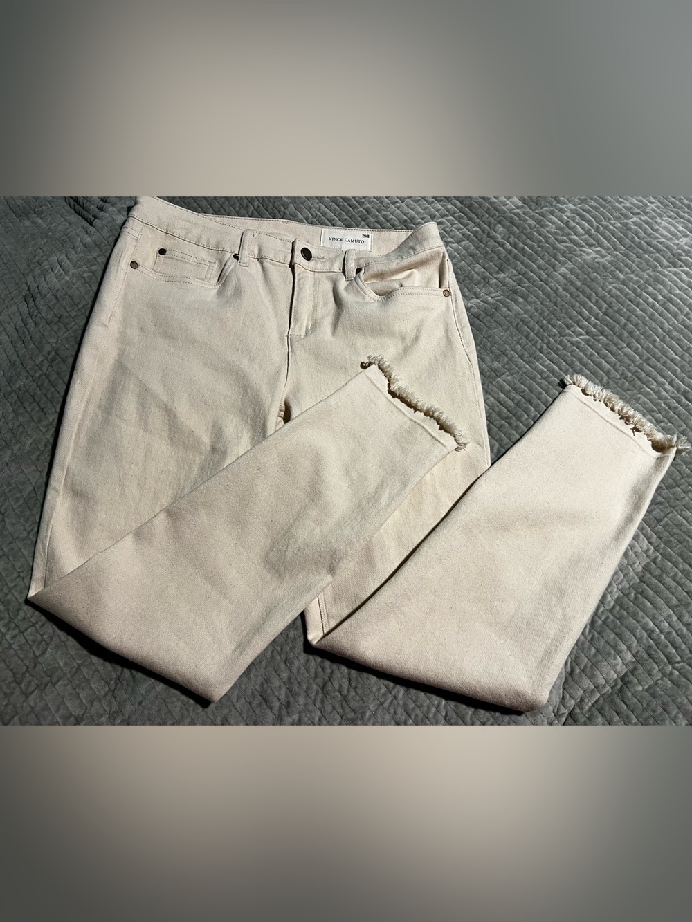 Vince Camuto Light Cream Denim Jeans